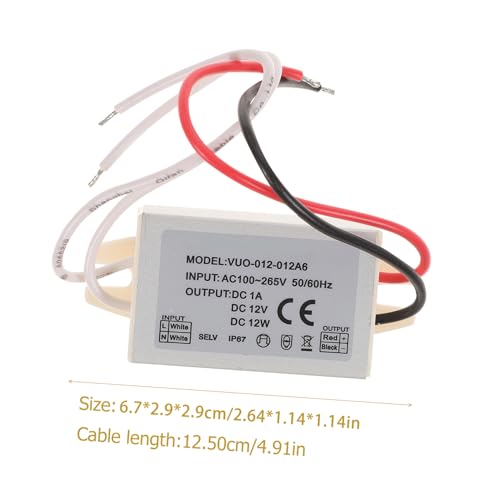 Image of Led Driver Power Supply Adapter to Dc Converter for Led Lights Strip Lights and Bulbs Reliable Low Voltage