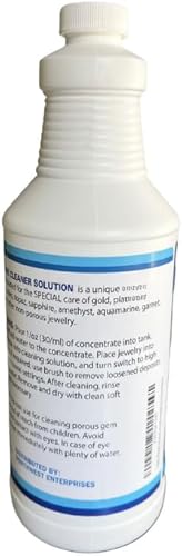 Miniatura 8 de NORTHWEST ENTERPRISES Limpiador de joyas, solución de limpieza ultrasónica de joyas, solución de limpieza de joyas para oro, diamantes de platino y