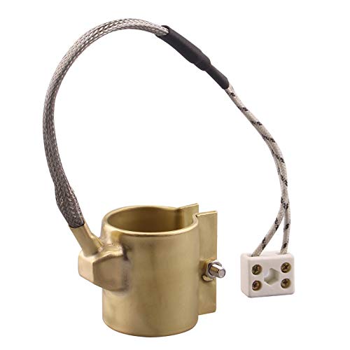 DERNORD 110V 250W 35x45mm Injected Mould Heating Element Brass Band Heater for Injection Molding Machine