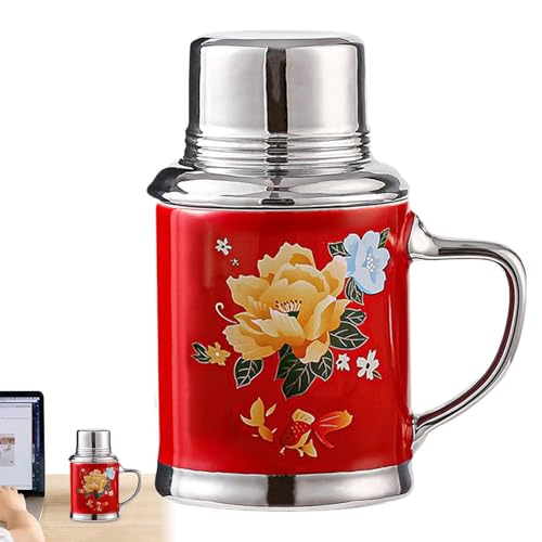 Tazze Da Tè In Ceramica, Tazze In Ceramica | Di Acqua Di Nozze Cinese, 460 Ml Nostalgico Divertente Colazione Prima Colazione Mille Di Tè Di Caffè Con