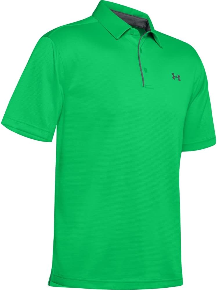 Under Armour Men's Tech Golf Polo 4X-Large Vapor Green (300)/Pitch Gray