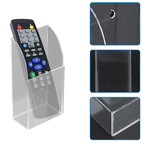HERCHR Remote Control Holder Wall TV Remote Holder Clear Acrylic TVremote Media Player Controller Organiser Caddy Box Organizer for Air Conditioner TV - Cosy Home Interiors HERCHR Remote Control Holder Wall TV Remote Holder Clear Acrylic TVremote Media Player Controller Organiser Caddy Box Organizer for Air Conditioner TV - Image 6