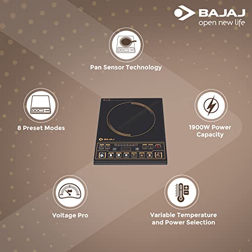 Image of Bajaj Majesty ICX 7 1900-Watt Induction Cooktop (Black)