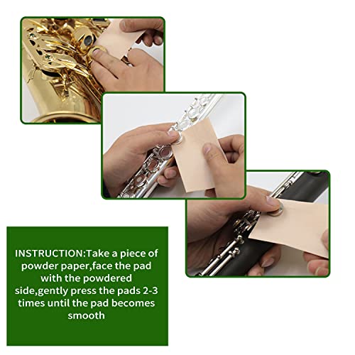 Instrument Puderpapier für Blas- und Holzblasinstrumente