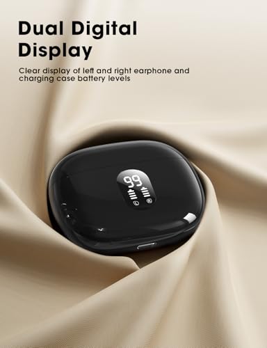 Zzu Wireless Earbuds, Bluetooth Ear Buds With Big Bass Stereo Sound thumb #5