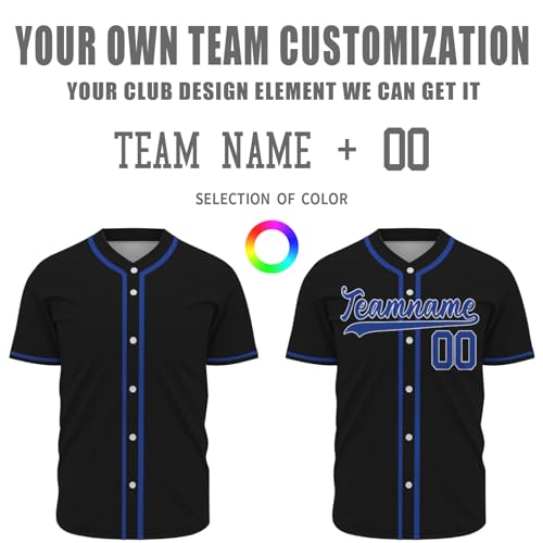 Customized Classic Baseball Jersey for Men Women Custom Classic Baseball Jersey with Logo Button Down Teams Shirts miniatura 5