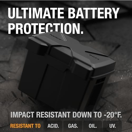 NOCO Snap-Top BG24 Battery Box, Group 24 12V Battery Box for Marine, Automotive, RV, Boat, Camper and Travel Trailer Batteries — view 2