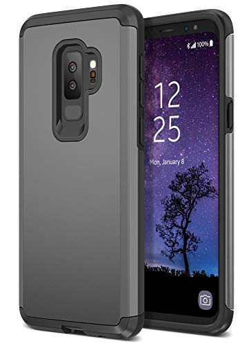 Trianium Protanium Galaxy S9 Plus Case with GXD Impact Gel Cushion and Reinforced Hard Bumper Frame [Premium Protection] Heavy Duty Covers for Samsung Galaxy S 9 Plus (2018) Phone - Gunmetal
