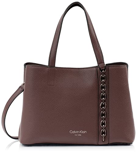 Image of Calvin Klein Womens Adeline Triple Compartment Satchel
