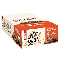 CLIF Nut Butter Bar - Chocolate and Peanut Butter - Filled Energy Bars - Non-GMO - USDA Organic - 7g Plant-Based Protein - Flavoured Naturally - 50g. (12 Pack)