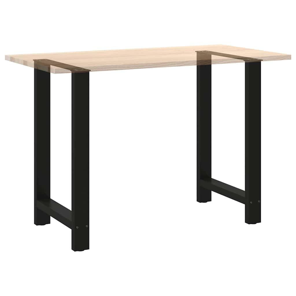 vidaXL Patas para Mesa de Bar Negras (2 Unidades, 60 x 90-91 cm, Acero)