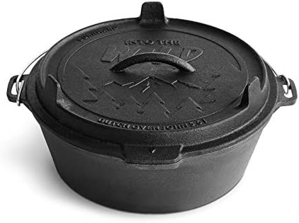 forno olandese per il fuoco da campo