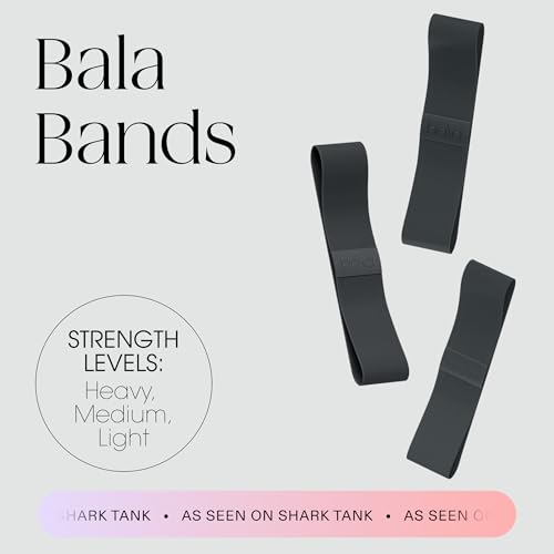 Image of Bala Bands Resistance Bands, Non-Slip Fabric Exercise Bands | Non-Slip Ankle, Legs, Glutes & Booty Bands, Women & Men - Loop Workout Bands for Yoga, Pilates & Strength Training