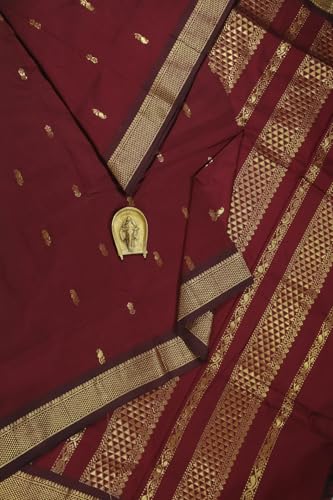 Image of South Cotton Gadwal Saree for Women | Celebrity Inspired Traditional Ethnic Wear | Chettinad & Kalyani Cotton Sarees | Soft Cotton Saree with Blouse Piece