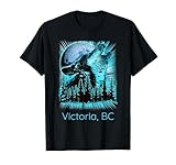 Victoria Canada Howling Wolf Moon & Forest Tees