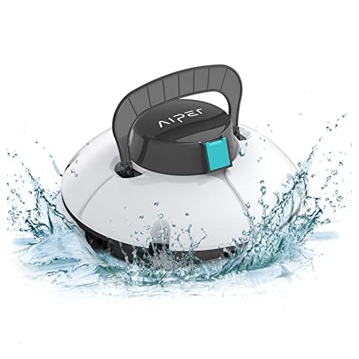 AIPER SMART Cordless Automatic Pool Cleaner, Strong Suction with 2pcs Upgraded Motors, Lightweight, IPX8 Waterproof, Auto-Dock Robotic Pool Cleaner, Ideal for Above Ground Flat Pool Up to 538+Sq Ft