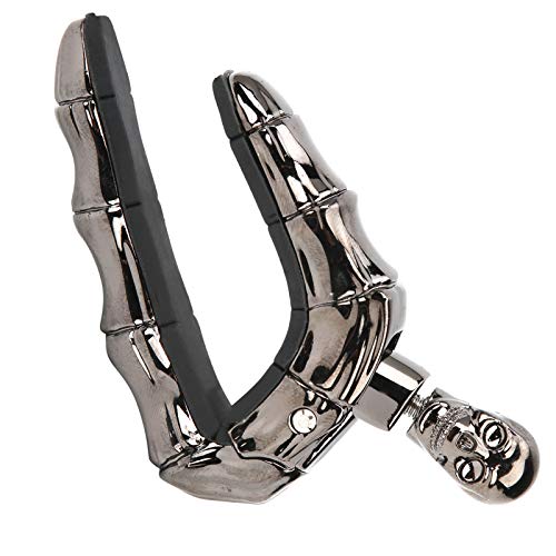 Guitar CapoGuitar Tuning Clamp Skull Guitar Capo Tightn Accessories Parts for Folk Acoustic Guitar UkuleleBronze Polis Guitar Our Every Protecting Neck Meticulously This While (Antique Bronze) (Black)