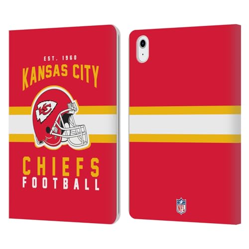Étui pour iPad Air 11 2024 Kansas City Chiefs protection portefeuille cuir à rabat graphique