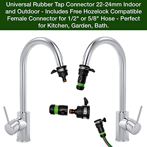 Universal Rubber Tap Connector 22-24mm Indoor and Outdoor - Image 2