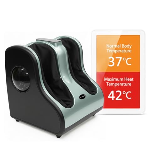 Image of 91 Durafit Electric Foot Massagers For Pain Relief | Foot and Calf Massager | 4 types of Foot Massage Shiatsu, Rolling, Deep Kneading, Mild Heat-Warm Therapy for Relaxation & Vibration|Powerful BLDC Motor Without Noise| Improves Blood Circulation | Calf, Foot, Sole Relaxation | Perfect For Gifting