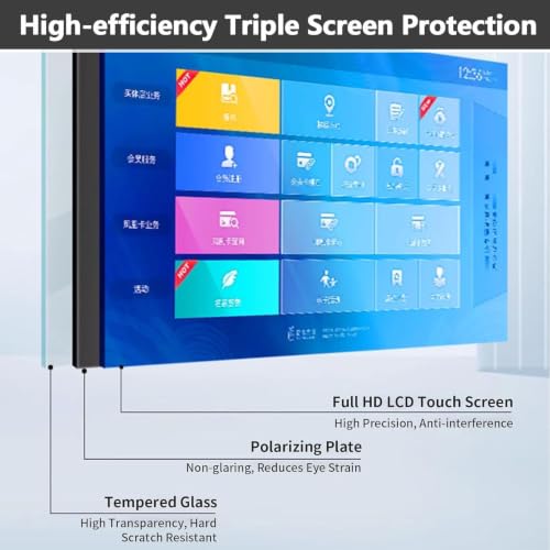 Image of Self Service Kiosk,21.5 inch /32 inch Interactive Kiosk 1080P HD IPS Touch Screen Display,Weatherproof Floor Standing Digital Signage Capacitive Touch Screen Kiosk K-Style Stand Indoor Black-32Inch