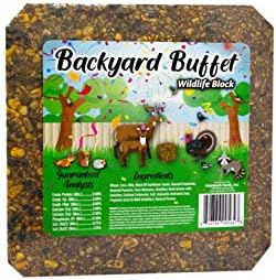 Kalmbach Feeds Backyard Buffet Treat Block for All Kinds of Wildlife, 20 lb