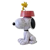 Giftware by Roman Inc, 13."H Peanuts Snoopy Bird Feeder, Garden Decor