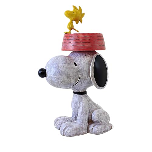 Giftware by Roman Inc 13.H Peanuts Snoopy Bird Feeder Garden Decor