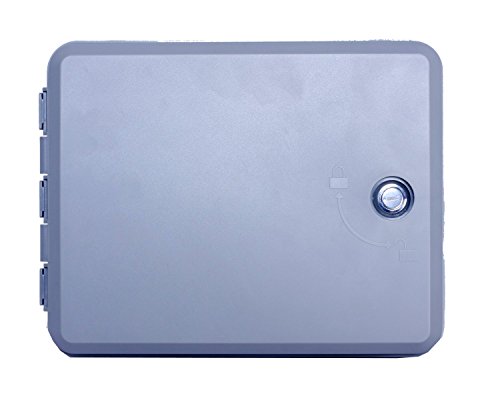 NxEco Universal Irrigation Controller Cabinet UCC100, Indoor and Outdoor Box for Sprinkler and Timer Controller, Weather Resistance Mounting Plate, Impact Resistence