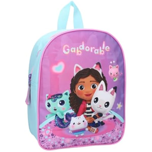 mybagstory - Plecak dziecięcy dla dziewczynki niebieski Gabby - Dziecko - Szkoła - Przedszkole - Przedszkole - Żłobek - Tornister dziewczęcy - Rozmiar 29 cm - Regulowane ramiączka - Pomysł na prezent,