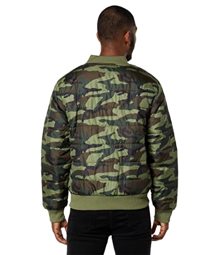 Image of U.S. Polo Assn. Quilted Bomber Jacket Army Green
