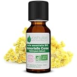 VOSHUILES   Huile Essentielle BIO Immortelle Corse 5ml   100% Pure et Naturelle   Certifiée Ecocert   Bouchon Compte Goutte   Aromathérapie   Qualité Premium
