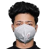 AllExtreme N95 CE & ISO Certified 5 Layer Disposable Face Mask with Nose Pin & Respirator for Men & Women (10 PCS)