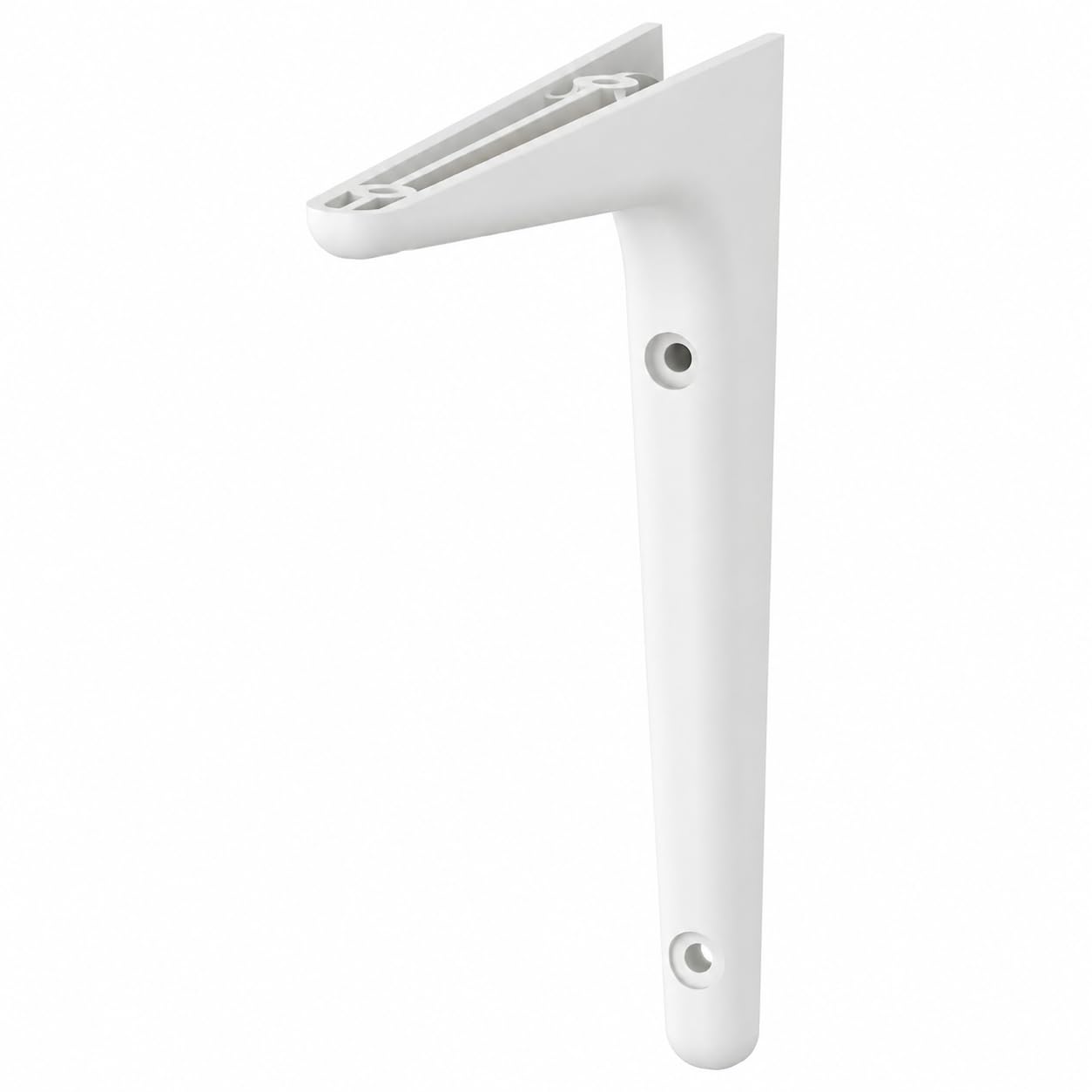 Primrose Plastic Shelf Bracket for Wooden Shelves, White Wall Mount L Bracket, Durable Shelf Support for Wardrobe, Kitchen & Bathroom Shelves, Pack of 6-image-26