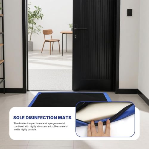 Tapis désinfectant pour chaussures 60x110cm en éponge absorbante d'entrée