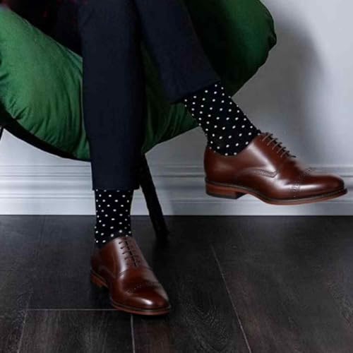 Men's Polka Dots Dress Crew Fashion Casual Socks4