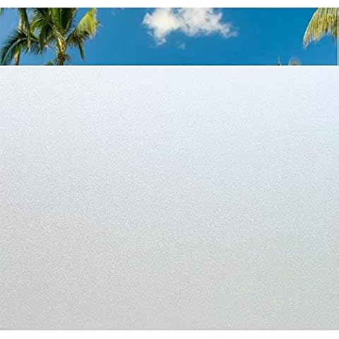 Ycheng Fensterfolie Blickdicht -Milchglasfolie Selbstklebend Fenster Sichtschutzfolie Statische Fensterfolie Milchfolie Glasfolie Fensterfolie für Zuhause Cover