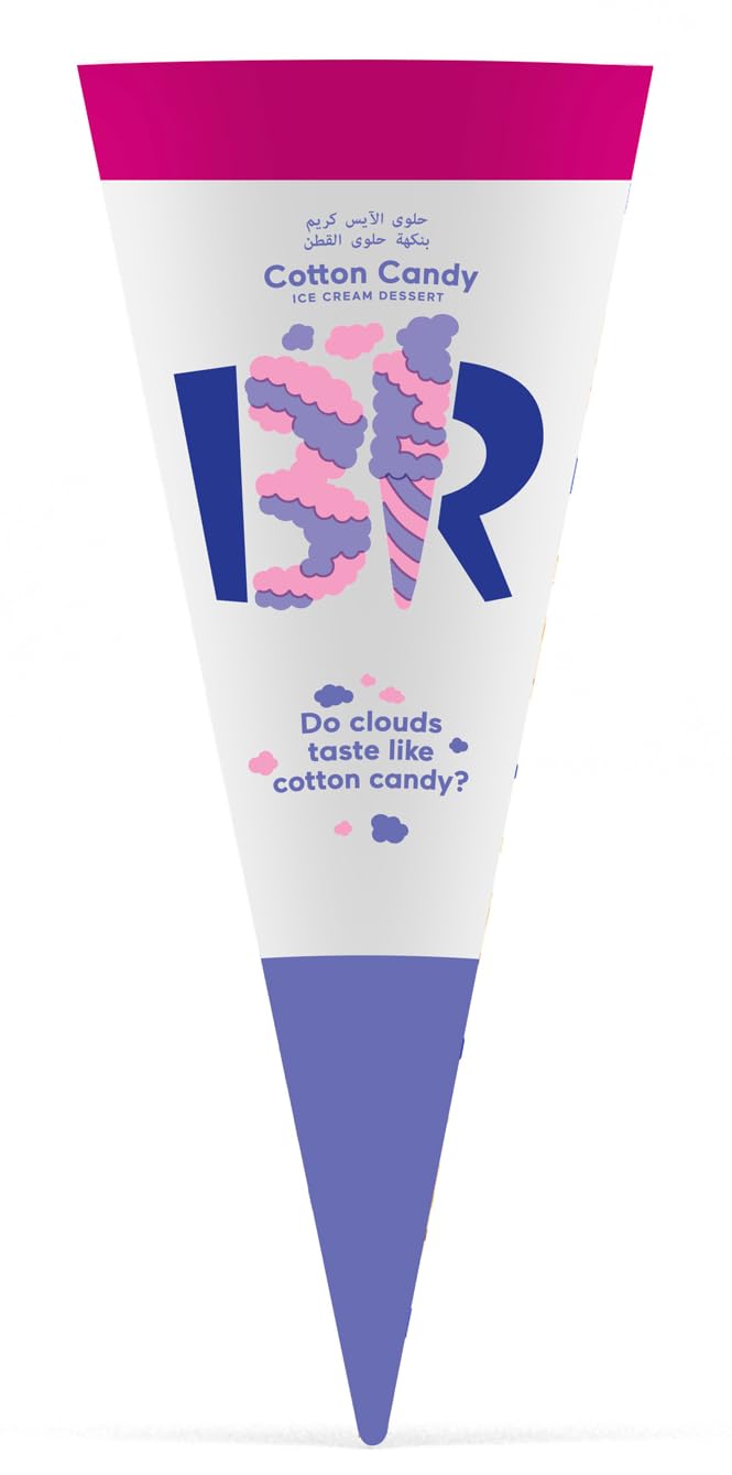 Baskin Robbins Cotton Candy Ice Cream Cone, 120 ml