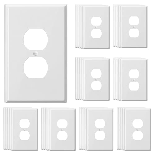 Plaques d'interrupteur extra larges haute résistance finition brillante - 2