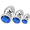 Greenpinecone Kleine middelgrote metalen anale plug set buttplug anale butt plug met kristal diamant - Afbeelding 6