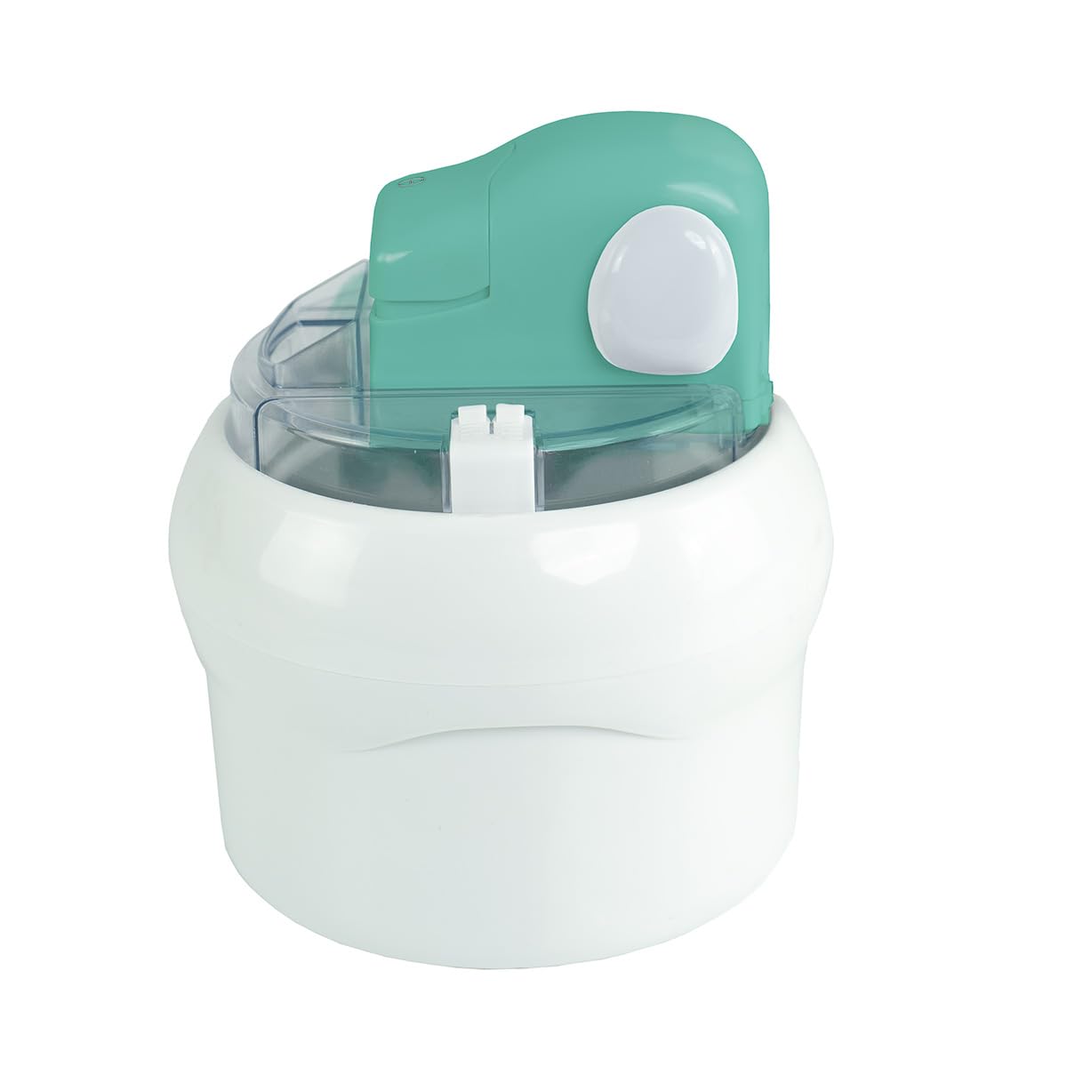 JOCCA - Máquina para hacer helados 700ml | Ice Cream Maker con bol refrigerante | Helado casero en 30 min | Motor extraíble | Fácil de usar y limpiar | Diseño blanco y turquesa