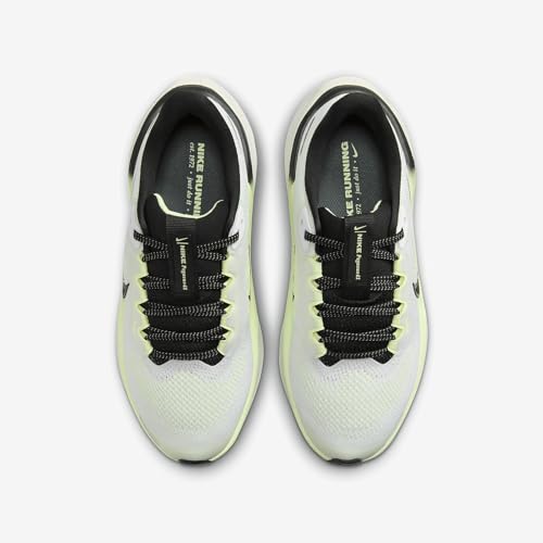 Nike Pegasus 41 Big Kids' Road Running Shoes (FN5041-102, White/Barely Volt/Vintage Green/Black) Size 4.54