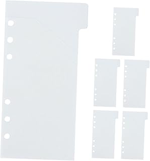 NUOBESTY Envelopes 1 Conjunto De Pastas Envelopes Clipes Para Fichário Sacos De Dinheiro Bolsas Reutilizáveis Sacos De Folhas Soltas Fichário Bolsa Fichário Bolsos Pasta De Plástico