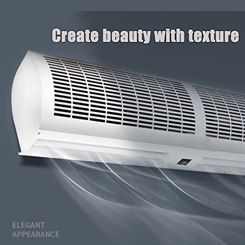 Commercieel Luchtgordijn Voor Boven De Deur, Geluidsarm Natuurlijke Wind Onzichtbaar Luchtgordijn Voor Supermarkt Restaurant Mall Luchtgordijn Commercieel Dempen Dual Speed Afstandsbediening - Image 5