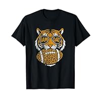 Tiger Leopard Football Game Day for Men, Women & Kids T-Shirt