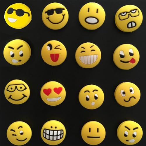 Antivibrazione Tennis,Biluer 16Pcs Ammortizzatore In Silicone Ammortizzatori Da Racchetta Accessori Per Racchette Adatto Alla Maggior Parte Degli Appassionati Di Tennis (A)