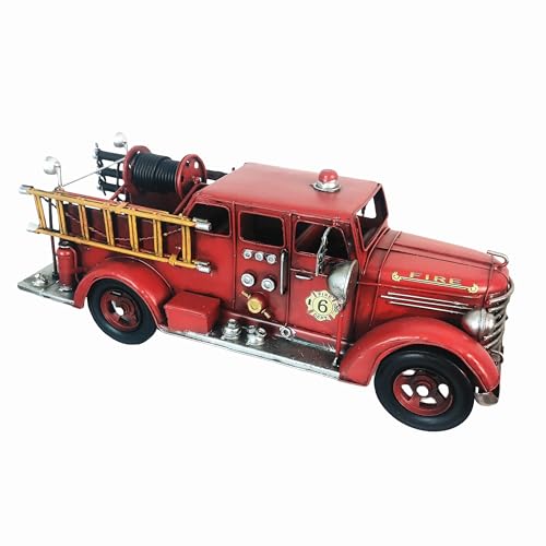 PARSAHO Retro Fire Truck Model