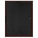 Americanflat 8.5x11 Shadow Box Frame with Shatter-Resistant Glass - Silhouette Collection - Large Shadow Box Display Case for Tabletop and Wall Display - Mahogany with Soft Felt Back