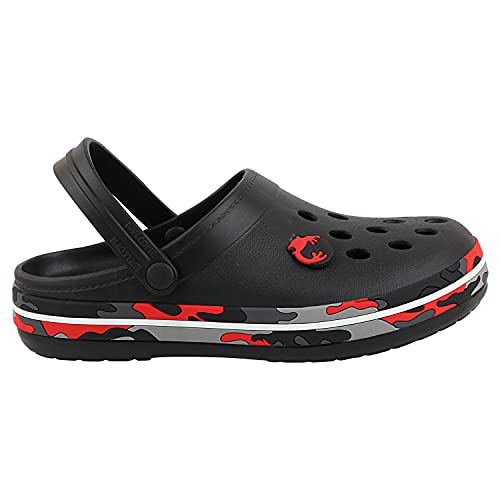 Image of NEOZ Men's Casual Clogs /Sandals with Adjustable Back Strap for Adult | Comfortable & Light Weight | Stylish & Anti-Skid | Waterproof & Daily Flipflops