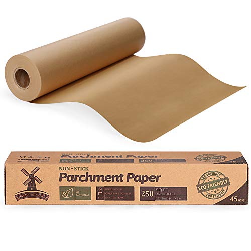 Comparison: Best Parchment Paper For High Heat 4 Unbleached 15 x 200 ft Parchment Baking Paper Roll - 250 Sq.Ft for Baking, Cooking, Grilling, Air Fryer and Steaming